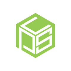 letter pcs logo design