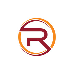 letter r logo design