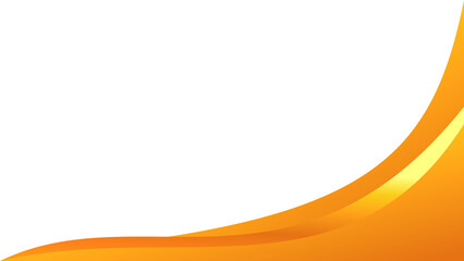 Orange corner. Corner design element