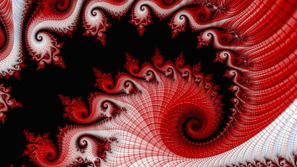 red grey and black spiraling pattern and creative designs