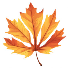 Autumn leaf clip artwork
