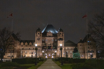 Fototapeta premium One night in downtown Toronto