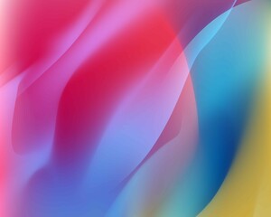Yellow and pink gradient wavy smoke abstract background