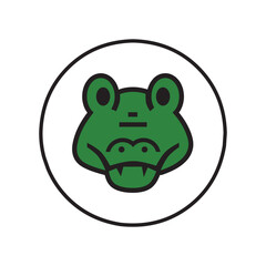 crocodile head icon