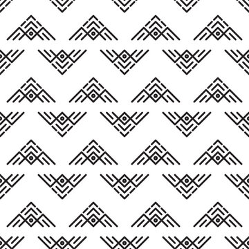 attoo tribal motive seamless pattern. aztec motive. traditional motive pattern for background