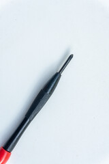 Phillips screw driver set isolated on white background.
