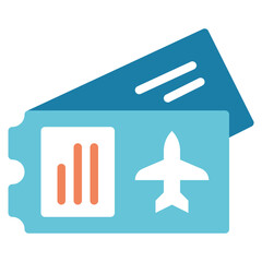 Travel ticket illustration