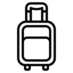 Travel luggage illustration