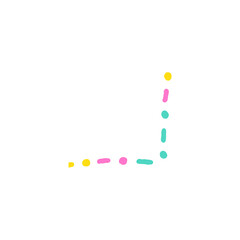 Set Square with Cute Border decorative