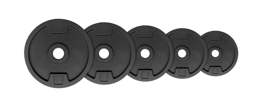 dumbbell discs, transparent background