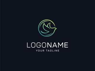 bird logo design vector illustration