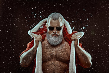 brutal Santa man