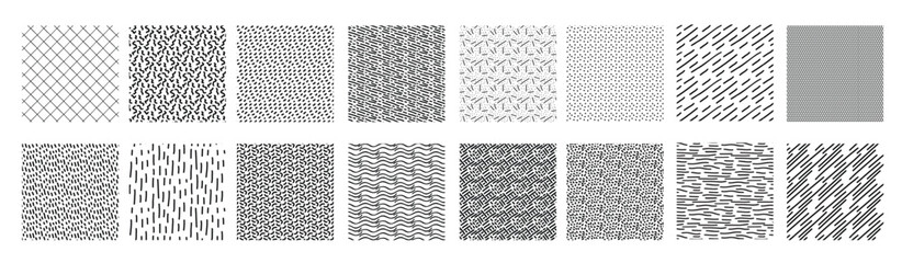 Engraving hand drawn pattern collection
