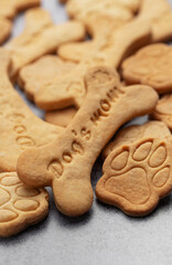 Homemade dog biscuits