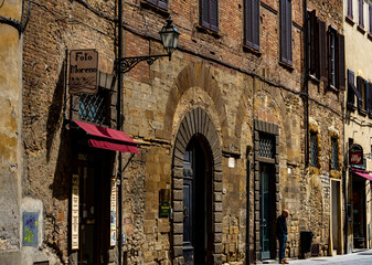 Der schöne Ort Volterra in der Toskana in Italien