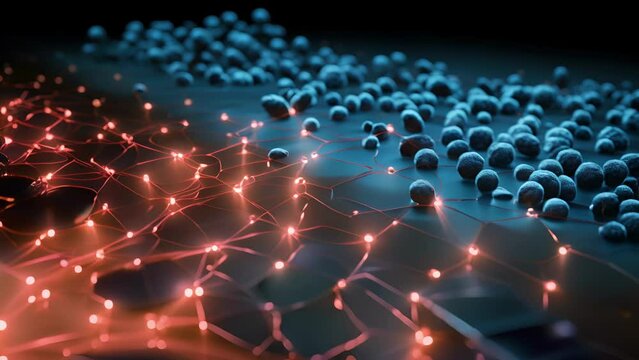 A comparison showing the difference between traditional microscopy and quantum tunneling microscopy, highlighting the ability to see individual atoms and manipulate them at the nanoscale