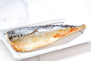 おいしいサバの塩焼き
