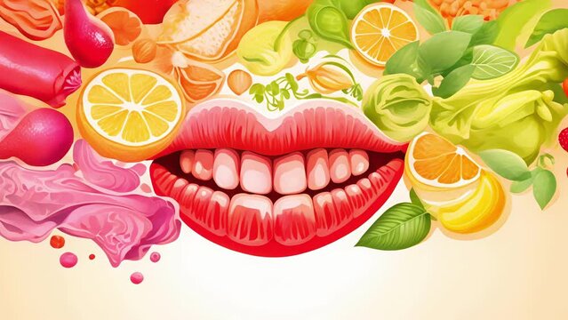 A detailed illustration of the tongue, showcasing the areas that perceive different flavors according to genetic variations. This emphasizes how identical foods can taste different
