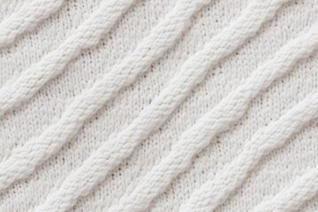 Fototapeta na wymiar White knitting wool pattern. 