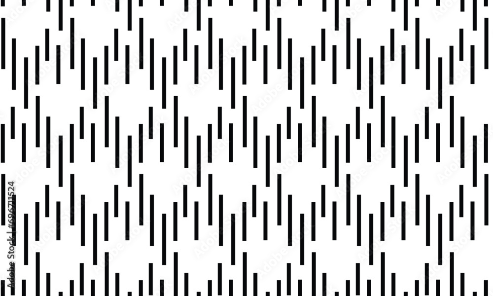 Poster abstract geometric black vertical line pattern.