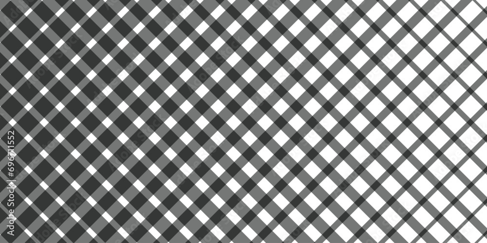 Poster abstract diagonal black thin to thick line pattern.