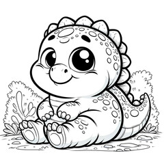 Delightful Dinosaur Coloring Pages for Kids-Ankylosaurus