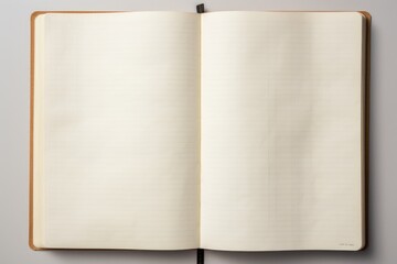 Empty notebook background 