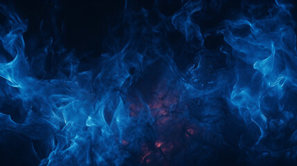 4K Grainy dark blue fire colors background