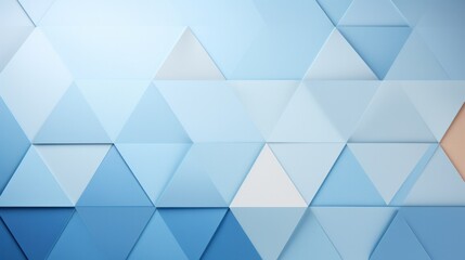 Fototapeta premium Pastel and Light Blue Geometric Background Design