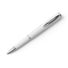 pen on a white background.
