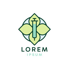 Healthy Inject Logo Template