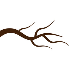 Obraz premium Wood Branch Illustration