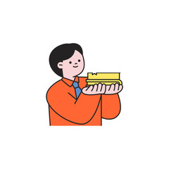 Set Pose People with Oren Color sitting