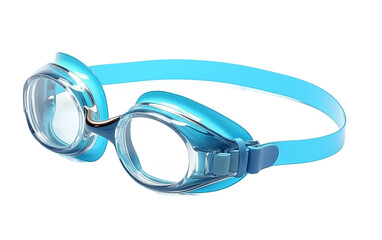 Realistic Swimming Goggles on Transparent Background.