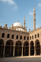 エジプトカイロにあるムハンマドアリーモスクのとても美しい風景