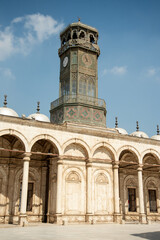 Fototapeta na wymiar エジプトカイロにあるムハンマドアリーモスクのとても美しい風景