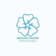 flower Dental premium design vector Dentist Dentistry care clinic logo