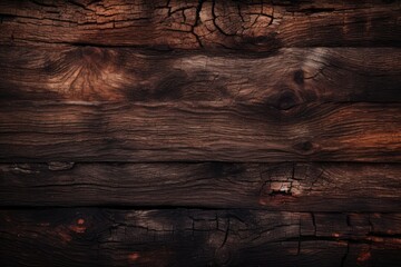 Old wood texture with natural patterns. Abstract background. Toned, burnt wood texture background, AI Generated - Powered by Adobe