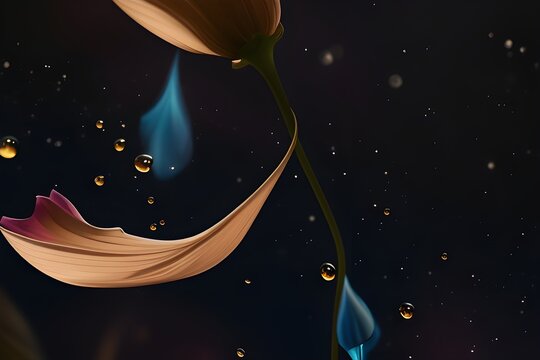 magic, stars, petals and glow.