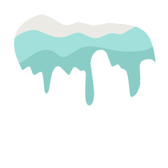 snow drop dripping liquid