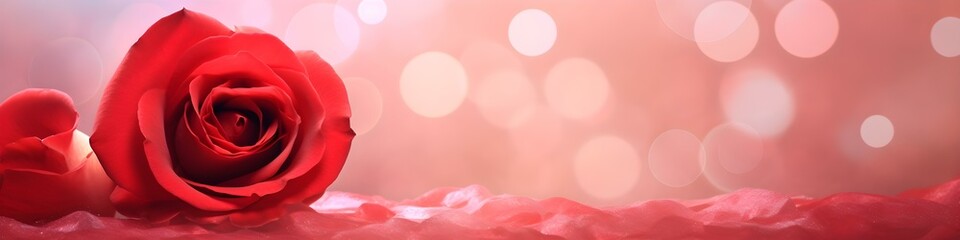 Rose Petal on Abstract Background.