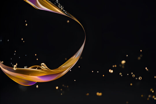 bubble drink splash for xmas celebrations