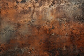 A picture of a wall with rusted paint and a fire hydrant. Suitable for urban or industrial-themed projects