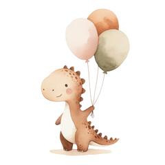 watercolor dinosaur birthday Birthday party,invitation cards,nursery decoration,baby shower clipart