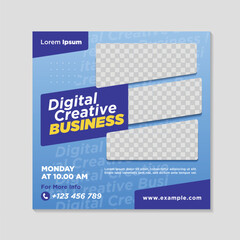Corporate social media banner template	
