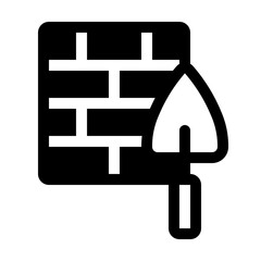 Trowel Glyph Icon