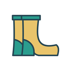 Boots icon design concept