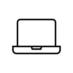 Laptop icon design concept