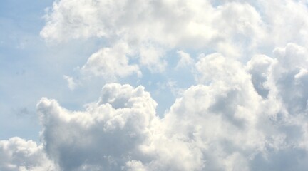 Naklejka na ściany i meble photo of a cloudy sky during the day