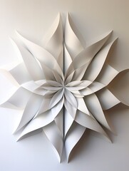 Tranquil Origami: Minimalist Paper Art for Serene Spaces